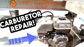 How to fix small engine Carburetor! Log splitter not starting? #repair #howto