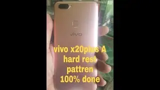 vivo x20plus A hard reset frp google by pass