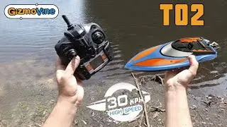 T02 Remote Control Boat High Speed (20MPH+) RC Boats for Pools and Lakes
