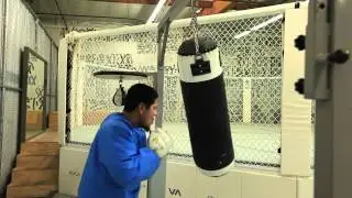 Danny Perez Trains at RVCA for Upcoming Fight