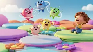 Fall Guys Wobbly Beans Slid Off the Platform AV1 | Nursery Rhymes for Kids & Baby Songs