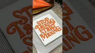 Royal Icing Art &ndash; Stop Talking, Start Making  | Message Cookie