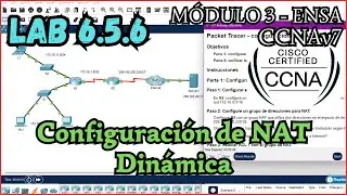 6.5.6 Packet tracer - Configuración de NAT dinamica (Resolucion)