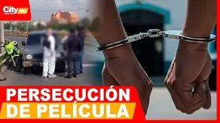 Persecución en Bogotá termina en tiroteo, un MU3RT0 y dos capturas | City Noticias Medio Día