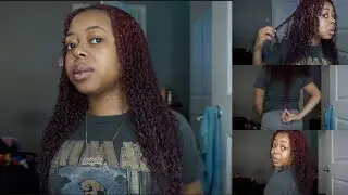 UPDATED CURLY HAIR ROUTINE | WASH & DEEP CONDITION | LENGTH CHECK