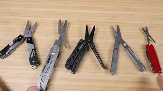 Lightweight Multitools with Scissors Showdow