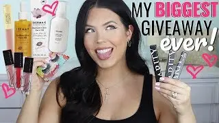 OMG!!! HUGE BEAUTY GIVEAWAY! Makeup, Skincare, & More! Giveaway Open Internationally | Faith Drew