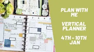 Plan with me // Classic vertical // 4th Jan // Homebody Seasons