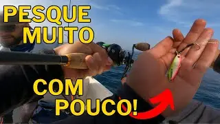 MAIS UM DIA NO MELHOR PESQUEIRO DO RJ! PESCARIA COM ISCAS ARTIFICIAIS NO ARRAIAL DO CABO!