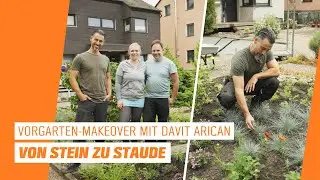 Vorgarten-Makeover mit Davit Arican: Von Stein zu Staude! 🌺🧡