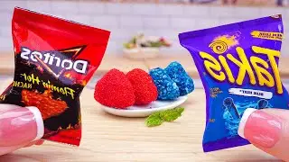 Miniature Cooking Delight: Red vs Blue Chicken Cheese Sandwich | ASMR Tiny Cooking Adventure
