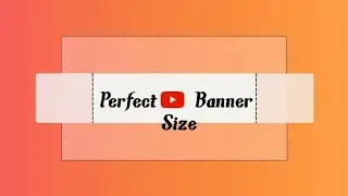 Perfect size for YouTube channel Banner using PowerPoint || #perfectsize #youtubebanner
