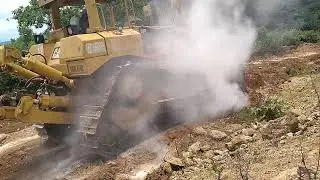 Road Construction in hilly arias