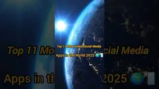 Top 10 Most Used Social Media Apps in the World 2025 🌍📱