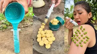 Survival Skills: SMART idea and USEFUL with saving water & soap #bushcraft #camping #outdoors 