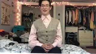 Sewing a Vintage Waistcoat and Trousers Pattern - Simplicity 3270 (Part I: Vest)