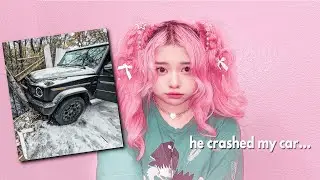 levi just crashed my car...