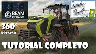 Tutorial -Beam Eye Tracker  opentrack / passo a passo/ rotação de 360 graus/ Farming simulator 25 ou