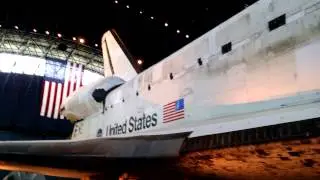 Walking Alongside NASA Space Shuttle Discovery
