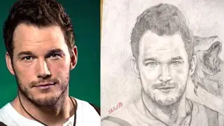 Cris Pratt | Pencil Portrait Time-Lapse