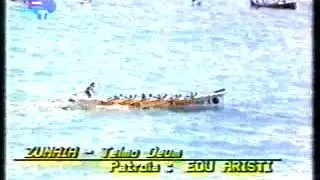 Zumaia txapeldun 1987ko Kontxako Banderan
