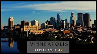 Downtown Minneapolis - 4K AERIAL DRONE