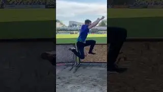 Белые тоже умеют прыгать #longjump #jump #highjump #jumping