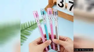 60Pcs Syringe Gel Pen Simulation Vaccine Eliminates Virus Injection Syringe Gel Pen Realistic Syring