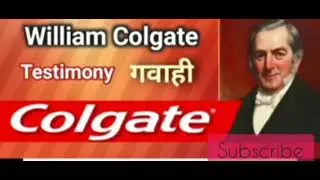 Testimony of William Colgate