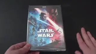 Star Wars The Rise Of Skywalker DVD Unboxing.