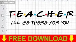 Teacher Svg Free Cut File for Cricut