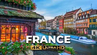 France in 4K | From Paris Streets to Picturesque Villages