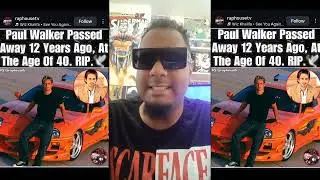 Paul Walker passed away 12 years ago at the Age 40?????