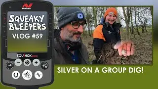 Silver On The Group Dig! - Metal Detecting UK - Vlog #59