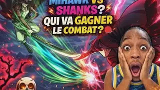 Samurai ryuma r&eacute;action: mihawk vs shanks 