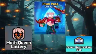 New Fungi Mystery Pixel Pass, Moth Queen Lottery, and Green Restoration Set Events | Pixel Gun 3D