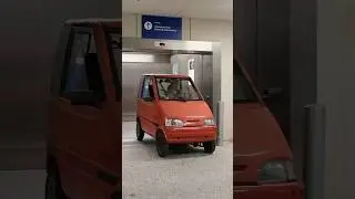 Driving a Micro Car in IKEA (security chase)