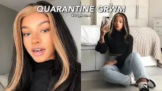 КАРАНТИН GRWM: пробую макияж в стиле &laquo;лисьи глаза&raquo; + я поступила в школу моды!!