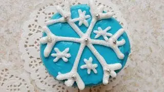 Snowflakes Cupcakes