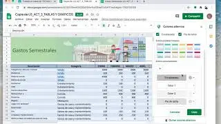 Tablas dinámicas y gráficos en Hojas de cálculo de google
