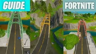 Dance at the Green Steel Bridge, the Yellow Steel Bridge, and the Red Steel Bridge | Fortnite
