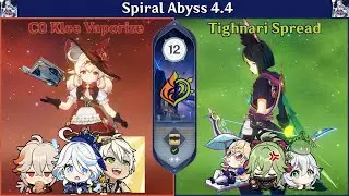 Spread love not legs | C0 Klee Vaporize & Tighnari Spread Showcase | SA 4.4 - Floor 12 9 stars [GI]