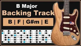 B Major Backing Track | 100 Bpm