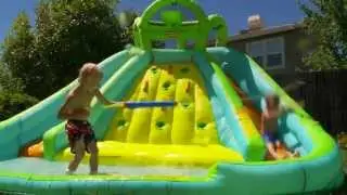 Little Tikes Inflatable Water Slide & Bouncer!