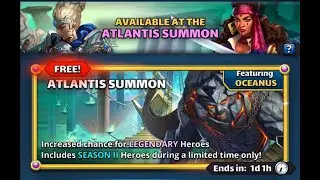 Empires and Puzzles - 31x Atlantis Event Summons