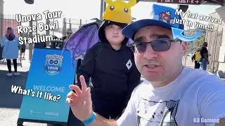 My first In person Pokemon GO experience... The Unova Tour LA California! A new hat too...