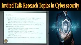 Invited Talk Research Topics in Cyber security | UET News