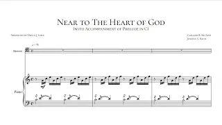 Near to the Heart of God (Accompaniment of Prelude in C)  - Bassoon and Piano