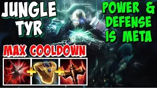 TYR JUNGLE GAMEPLAY SMITE SEASON 9 - META JUNGLE BUILD POWER & DEFENSE