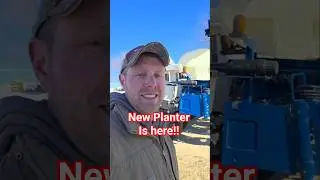 We upgraded our 6 row to a Kinze 12 row planter!#planter #farm #farmer #farming #kinze #agriculture